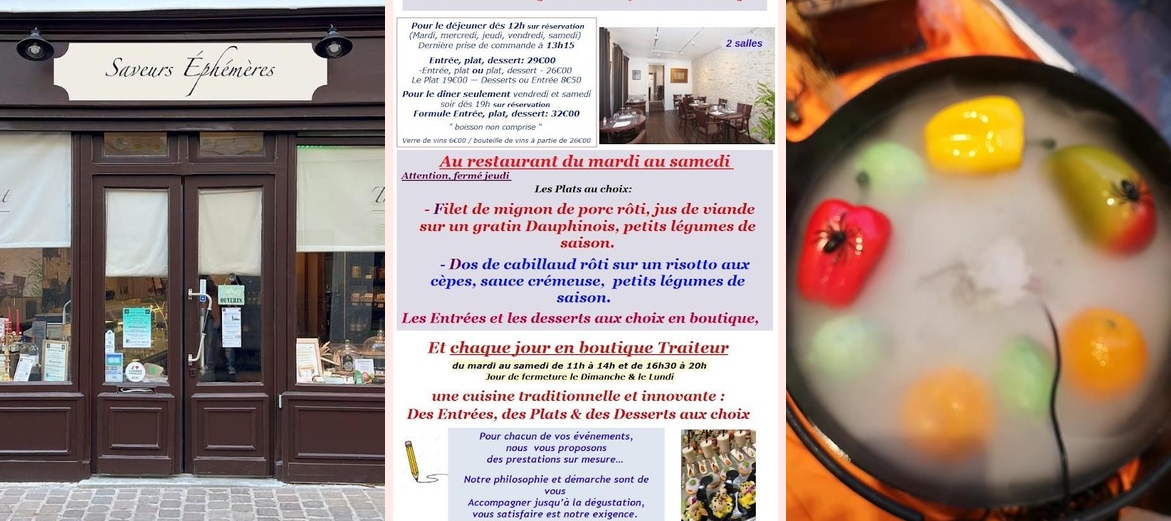 Saveurs Ephemeres - Photo 1